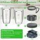 thumbnail image 2 of Set de recambio para vasos y cuchillas para batidora UBYNID Nutribullet, 2 of 8