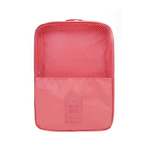 Fiudx Bolsa de Zapatos Portátil, Organizador de Viaje de Gran Capacidad, Material Oxford Duradero, Cierre de Cremallera, Ideal para Viajes y Exteriores, Ideal para El Armario de Zapatos Del Hogar, Ta