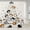 Beige, variant on Panda Shower Curtain for Bathroom Stalls Bathtubs Cute Animal Bathroom Shower Curtain Set Decorative Panda Bear Printed Bath Curtain Cartoon Giant Panda Design Waterproof Bathroom Curtains 72x84 Inch