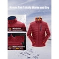 thumbnail image 6 of Off Road Ventures Men's Packable Puffer Jacket Lightweight Insulated Warm Snow Ski Coat for Hiking Travel, 6 of 8