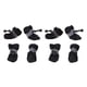 thumbnail image 2 of sweethay 4 Uds. De zapatos para mascotas, botas de lluvia impermeables para exteriores, accesorios para el cuidado de las patas de cachorros de negro 2 2Conjunto, 2 of 6
