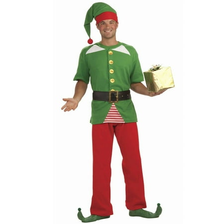 Rubies Jolly Elf Costume for Adults, Unisex One Size