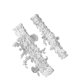 thumbnail image 3 of 1 Pair Of Bridal Garters Beautiful Wedding Lace Flower Garters Decorative Garters For Woman, 3 of 3