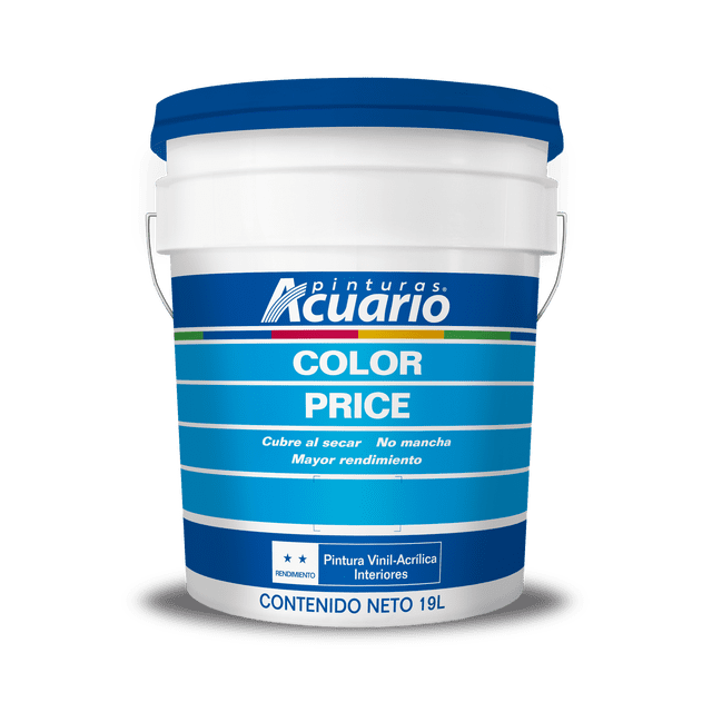 Pintura Vinil Acrílica Acuario Color Price 19 Lts Blanco