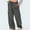 Dark Gray, variant on Runfenguu Y2K Pants, Baggy Cargo Pants Women Women'S Elastic Lace-Up Casual Solid Color High-Waisted Wide-Leg Yoga Pants