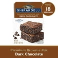 thumbnail image 2 of GHIRARDELLI Dark Chocolate Premium Brownie Mix, Includes Chocolate Chips, 20 oz Box, 2 of 13