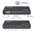 thumbnail image 3 of Estación de acoplamiento WAVLINK Universal con doble monitor 65W PD, 3 of 9