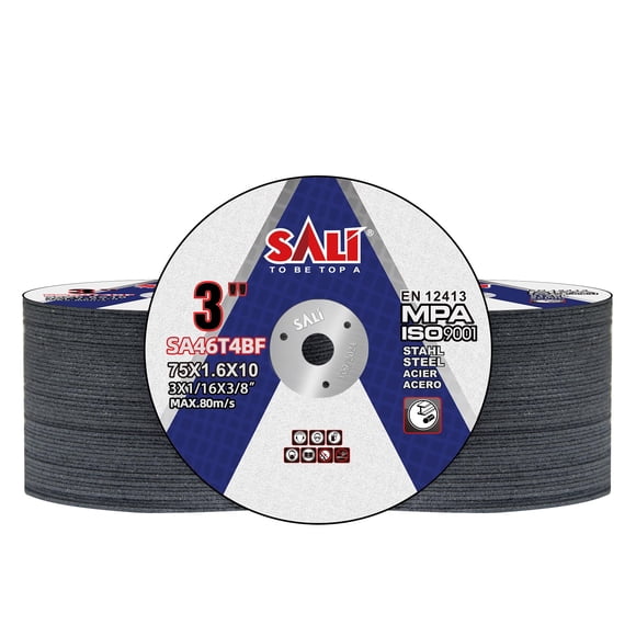 SALI 100 Pack Cut Off Wheels 3 Inch General Purpose Metal Cutting Wheel for 3 In Angle Grinders and Die Grinders- Cuttin