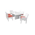 thumbnail image 2 of Table de Salle à Manger Patio Rectangulaire Monaco 4 Chaises Sans Bras 2 Fauteuils, 2 of 2