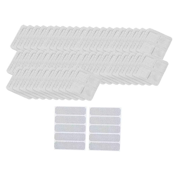 50 Uds. Pegatinas desechables para drenaje de pelo, pegatinas para recoger el pelo, pantalla fácil de instalar, pegatina cuadrada para drenaje de