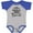 Baseball Heather and Royal, variant on Inktastic Nana Papa Love Me Grandchild Boys or Girls Baby Bodysuit