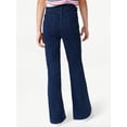 thumbnail image 3 of Free Assembly Girls High Rise Relaxed Flare Jeans, Sizes 4-18, 3 of 5
