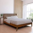 thumbnail image 5 of Acacia Kaylin 14 Inch Wood Platform Bed Frame with Headboard, Queen, Caramel, 5 of 5