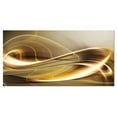 thumbnail image 2 of Designart Elegant Modern Sofa-Abstract Digital Canvas Print-40x20, 40x20, Gold/Grey, 2 of 3