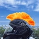 thumbnail image 5 of Pelucas de casco Cosplay Fiesta Extensiones de moño de pelo Parches de pelo de casco Postizo para Naranja, 5 of 8