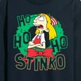 thumbnail image 3 of Hey Arnold! - Ho Ho Ho Stinko - Men's Long Sleeve T-Shirt, 3 of 5
