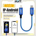 thumbnail image 5 of ISOFT IS-003B Data Transmission Cord Lightning to Micro-USB Data Copy Cable, 5 of 5