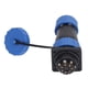 thumbnail image 2 of Conector de enchufe a prueba de agua 380V 45A IP68 Conector de alimentación de aviación sin soldadura a prueba de agua 7 pines, diámetro de contacto 2,8 mm / 0,11 pulgadas, 2 of 14