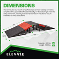 thumbnail image 4 of Elevate Outdoor Jumbo EZ-Link Heavy-Duty Plastic Skateboard Ramp Set, 600 lb Capacity, 4 of 9