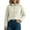White, variant on Oversized Cardigans Women Loose Knit Sweater With Flounce Hem And High Neck Collar For Elegant Fashion Light Weight Cardigan