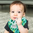 thumbnail image 2 of Tiny Twinkle - Silicone Toothbrush 2 Pack - Olive+Grey, 2 of 3