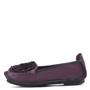 Spring Step LArtiste Dezi Hand-Painted Ballet Flats with Leather Flower