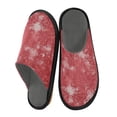 thumbnail image 2 of IAUYY Memory Foam House Slippers Suitable for Both Men and Women. Comfortable, Anti-Slip Plush Flat-Bottomed Slippers The Best Holiday Gift Paint Splatters on The Background, 2 of 9