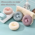 thumbnail image 4 of Esponja de baño con exfoliante corporal suave, masaje de silicona, limpieza profunda, 1 unidad multicolor, 4 of 5