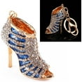 FENGDecorative Keychain High Heel Pendant Keychain Alloy Shoe Crystal