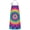 Rainbow Tie Dye-1, variant on Rainbow Tie Dye Spiral Dot Pattern Apron-Garden Aprons for Women with Pockets-Cotton Linen Waterproof Kitchen Cooking Gardening Aprons Adjustable for Kitchen,Cooking,BBQ and Salon 33x27 Inch
