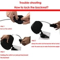 thumbnail image 4 of HDBUBALUS Respaldo ajustable para conductor con soporte para Harley Touring Road King Electra Glide CVO 2009 en adelante, 4 of 5