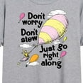 thumbnail image 3 of Don't Worry Go Along - Women's Oversized T-Shirt, 3 of 6