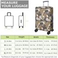 thumbnail image 4 of Stretch Luggage Cover XL(29-32in)– Elastic Travel Suitcase Protector with Handle Openings & Bottom Closure, Washable Polyester Spandex Suitcases Cover, Camouflage Print, 4 of 5