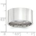thumbnail image 3 of 10K White Gold 10Kw 12mm Standard Flat Comfort Fit Band Size 10.5 Made In United States 1wflc120-10.5, 3 of 5
