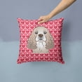 thumbnail image 2 of Carolines Treasures BB5286PW1414 Cocker Spaniel Fabric Decorative Pillow, 14Hx14W, multicolor, 2 of 4