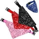 thumbnail image 1 of Pañuelo para perro tipo bandana, bandana triangular ajustable de 3 piezas para mascotas, bufanda tipo bandana para perros, bufanda para perros y gatos, bufanda para mascotas (M), 1 of 5