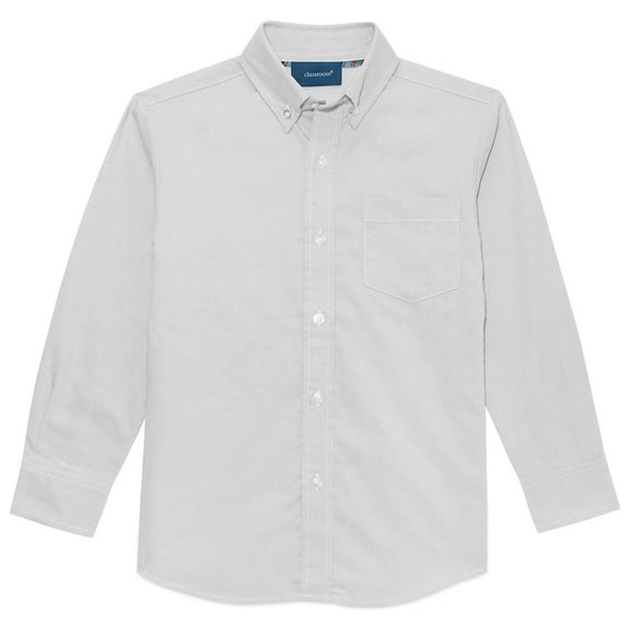 Classroom School Uniforms Little Kid Long Sleeve Oxford Shirt 57671