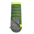 thumbnail image 3 of Sac de Couchage Extérieur, Sac de Couchage de Camping en Coton Polyester Design Coupe-Vent Pliable Grand Respirant pour Dormir Vert G, Vert R, Bleu G, Bleu R, 3 of 8