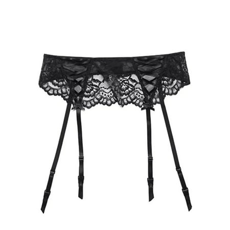 Adore Me Enny Garter Belt Women s Lingerie Plus and Regular Sizes