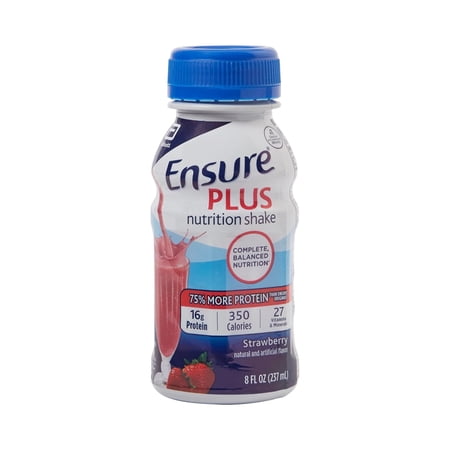 Ensure Plus W/Fiber, Strawberries & Cream, 8 Oz1 Each
