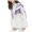 Purple, variant on Kogui Girls Fall Jacket Baby Boys Girls Zip Up Hooded Coat Rainbow Print Long Sleeve Windbreaker Outerwear Tie Dye Shirt Jacket Size 18 24 Months (Purple,18-24 Months)