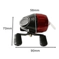 thumbnail image 4 of Moulinet de Pêche 10lb/85yds Moulinet Baitcasting pour Réservoirs Extérieurs Rivières Rouge Double Poignée, 4 of 8