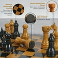 thumbnail image 4 of Radicaln Marble Chess Set 12 inche White and Golden Handmade - Board Games for Adults - Travel Games, 4 of 5