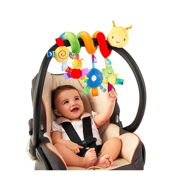 Sonajeros colgantes para cuna de bebé, juguete para asiento de coche, sonajeros colgantes, cochecito en espiral, cuna, juguete en espiral, cochecito colgante para bebés