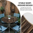 thumbnail image 5 of Vintage Books Fitted Tablecloth with Elastic Edged, Round Table Cloth for Dining Table, Retro Art Elegant Bookshelf Waterproof Oil Proof Table Cover for Indoor Outdoor 55"-60", 5 of 8
