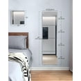 thumbnail image 2 of Shatterproof Full Length Mirror Tiles for Wall,Body Mirror for Kids,4Pcs 12"x12",Frameless Plexiglass Acrylic Plastic,Unbreakable Acrylic Non Glass Self Adhesive Wall Mounted for Home,Bathroom,Door, 2 of 5