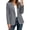 Gray, variant on Womens Linen Blazer Women Long Sleeve Slim Fit One Button Business Work Office Suit Jacket with Pockets Yellow S