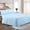 Light Blue, variant on Emperor/Wyoming King Size Egyptian Cotton Family King Sheet Set Premium 800 TC Family King Bed Sheets Mediterranean Blue Solid 27 Inch Deep Pocket 4PC- 1 Flat Sheet, 1 Fitted Sheet & 2 Pillowcase