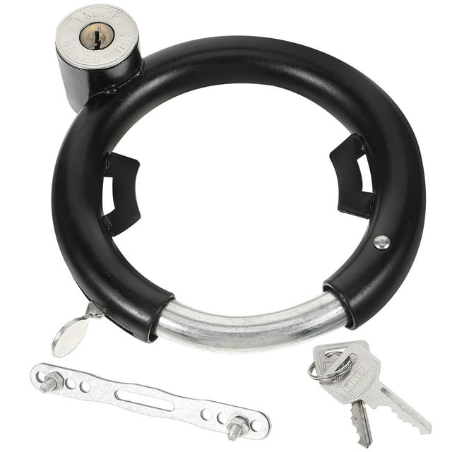 MasteelfCA 1 Set of Reusable Bike Lock Multi-function Round Lock Steel Cycle Lock Bike Round Shaped Lock Bicycle Lock Tool