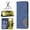 Blue, variant on for iPhone 16 Pro Max Case Wallet Case with Card Holder [RFID Blocking] Magnetic Closure Folio Kickstand, Men's Retro Premium Shockproof PU Leather Flip Case Wallet for iPhone 16 Pro Max,Black